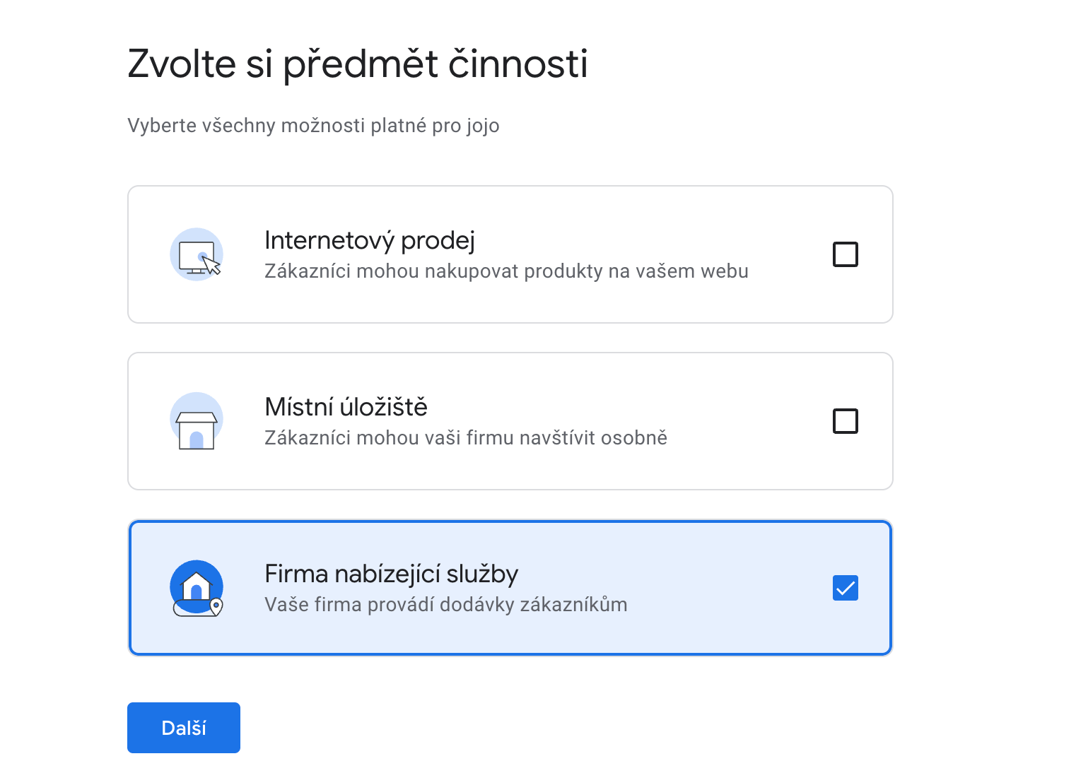 předmět podnikání