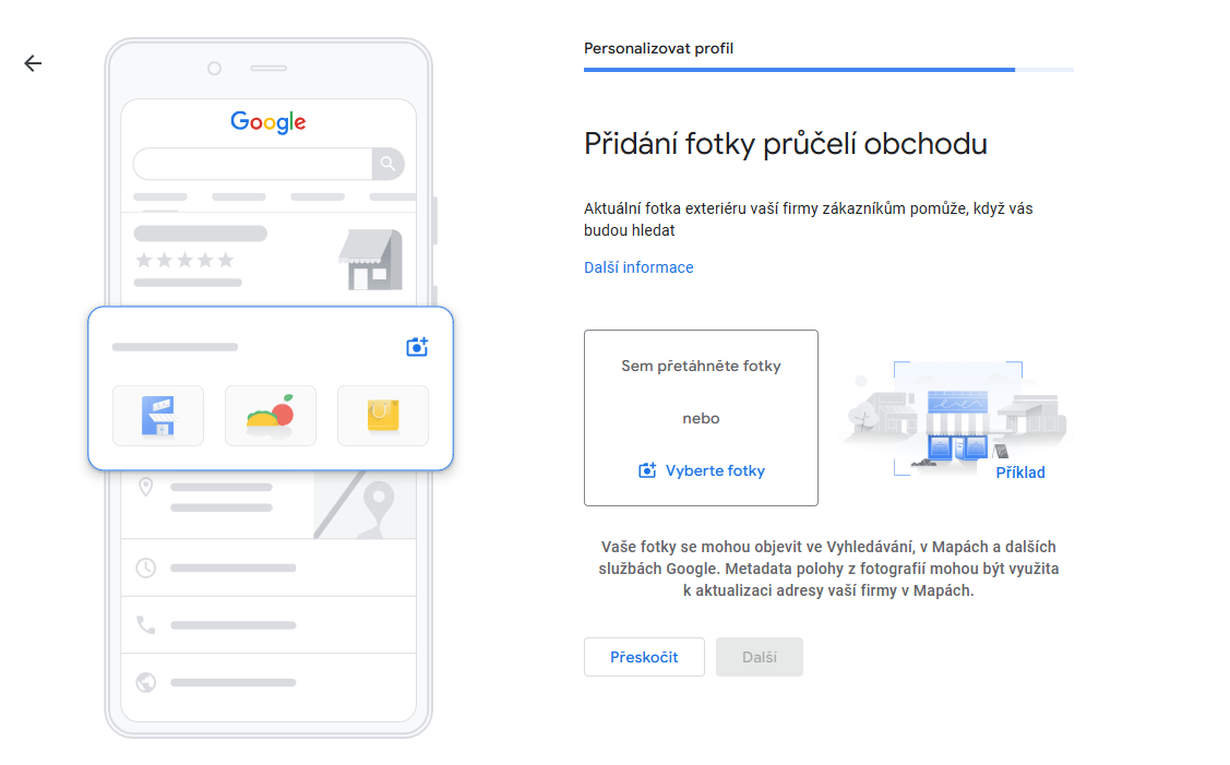 fotografie provozovny